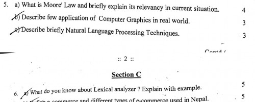 Computer Engineer 2nd Paper - 2070-12-1