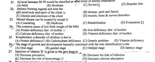 Staff Nurse 1st Paper - 2072-3-5